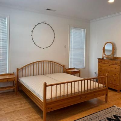 934 Pine IKEA King Bed