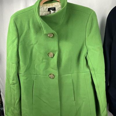 Lot L 387 Pair of J. Crew Jackets ( 1 NWT ) size 12 / Infinity Scarf, Gloves, NWT Hat