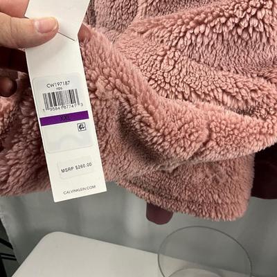 Lot N 390 NWT Calvin Klein Women’s Faux Sherpa Coat ( size XXL) / Sonoma High Pile Fleece Hoodie ( size XXL ) / NWT Old Navy High Pile...