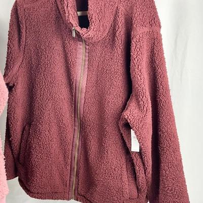 Lot N 390 NWT Calvin Klein Women’s Faux Sherpa Coat ( size XXL) / Sonoma High Pile Fleece Hoodie ( size XXL ) / NWT Old Navy High Pile...