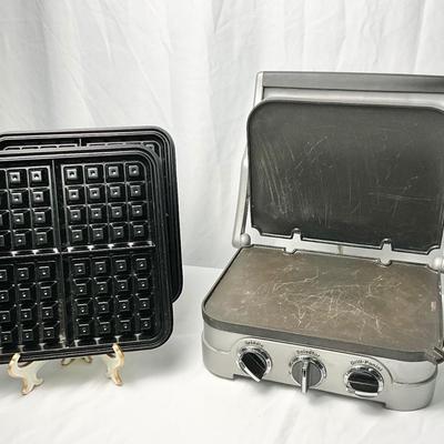 Lot S 431 Griddle by Cuisinart & Grundig Electric Can Opener