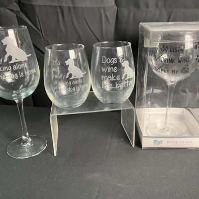 Lot R 441 Love of Dogs, Wine, & Cheese