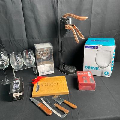 Lot R 441 Love of Dogs, Wine, & Cheese