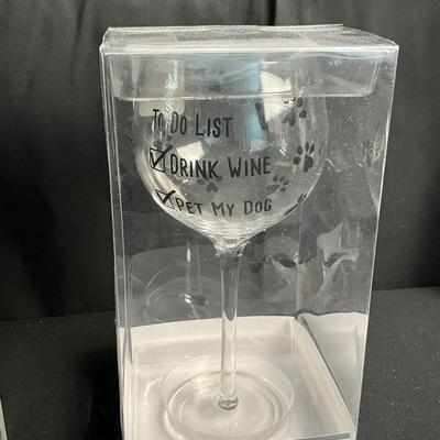 Lot R 441 Love of Dogs, Wine, & Cheese