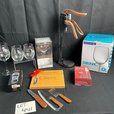 Lot R 441 Love of Dogs, Wine, & Cheese