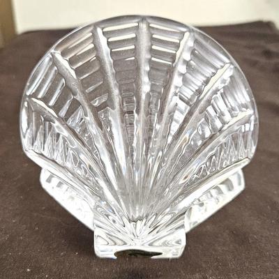 Rare Waterford Crystal Clam