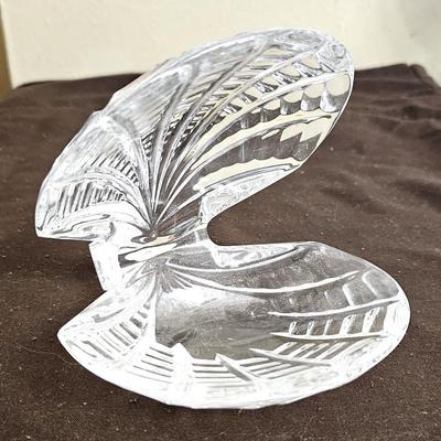 Rare Waterford Crystal Clam