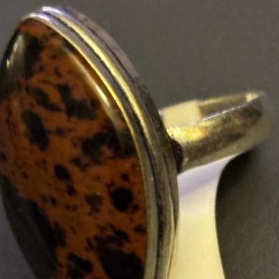 Mahogany Obsidian Ring NWT Sz 8.25