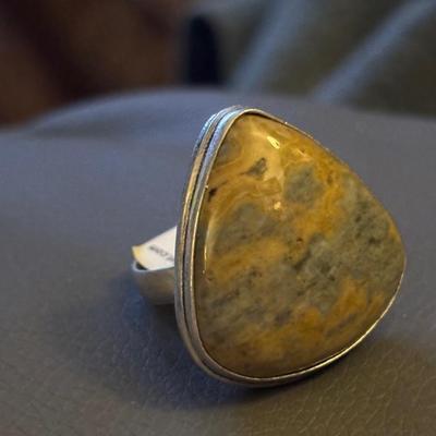 Bumble Bee Jasper Ring NWT $54.99 Sz 8.5
