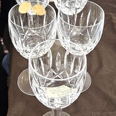 5 Signed/Marked Waterford Glasses