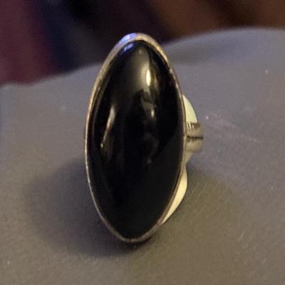 Black Onyx Ring Sz 8.75 NWT $54.99
