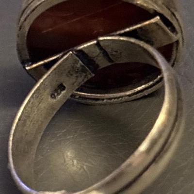 Red Jasper Ring Sz 9 NWT $49.99