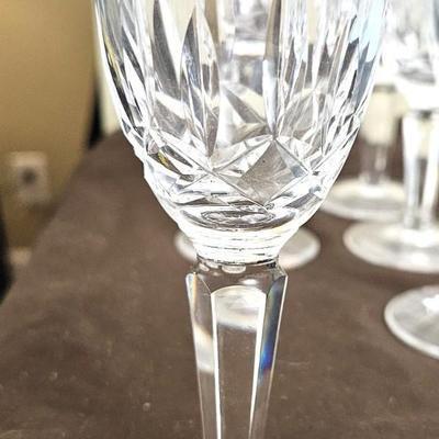 6 Signed/Marked Waterford Glasses