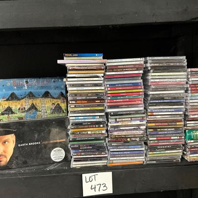 Lot U 473 Large Lot of CD’s / Few Records