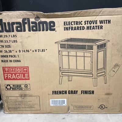 Lot S 475 NIB duraflame Electric Stove with Infrared Heater