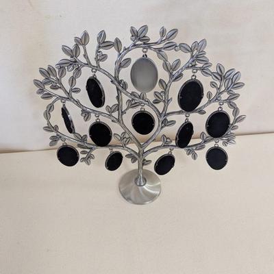 Nordic Style Metal Family Picture Table Top Desk Display Marked TR Approx 12" Tall (LR)