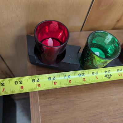 Curved LED Candle Holder Table Top Display (LR)