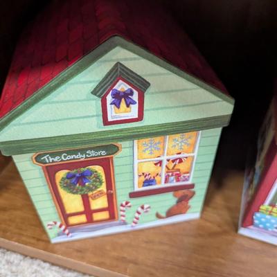 Holiday Gift Boxes Cute House Boxes (LR)