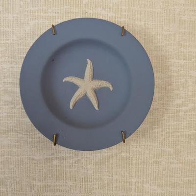 Vintage Wedgwood Jasperware Seahorses Starfish & Shells Trinket Dishes