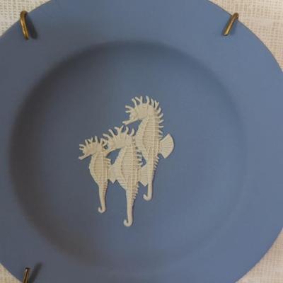 Vintage Wedgwood Jasperware Seahorses Starfish & Shells Trinket Dishes
