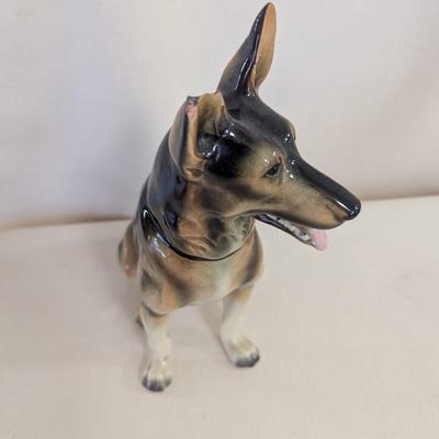 Vintage Western Germany Porcelain German Shepherd Dogs (FD)