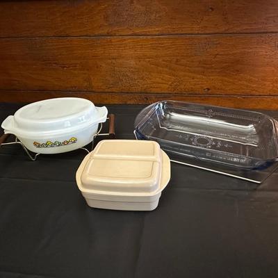 Vintage Anchor Hocking Casserole Dishes
