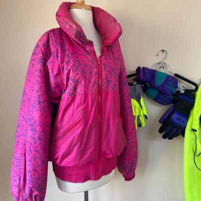Vintage & Contemp. Women's Snow Gear - Jacket, Suit, Gloves, Accessories