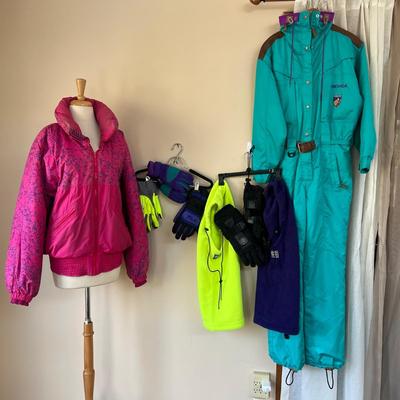 Vintage & Contemp. Women's Snow Gear - Jacket, Suit, Gloves, Accessories