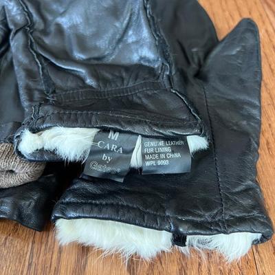 Women’s Leather Gloves Mittens Lot