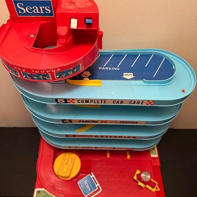 Vintage Sears Toy Garage