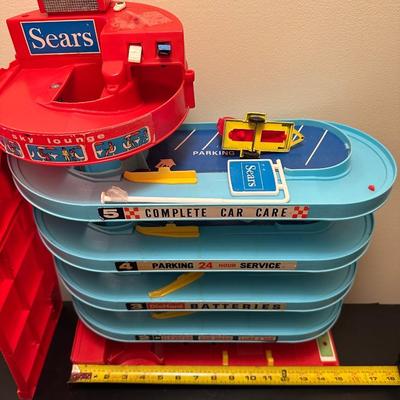Vintage Sears Toy Garage