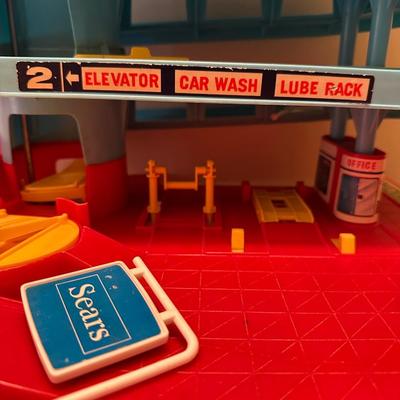 Vintage Sears Toy Garage