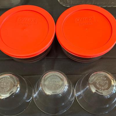 Vintage and Modern Pyrex Dishes