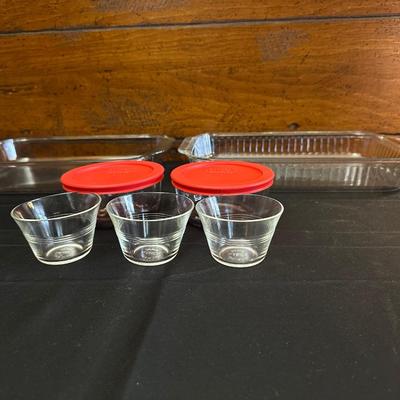 Vintage and Modern Pyrex Dishes