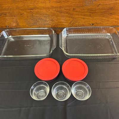 Vintage and Modern Pyrex Dishes