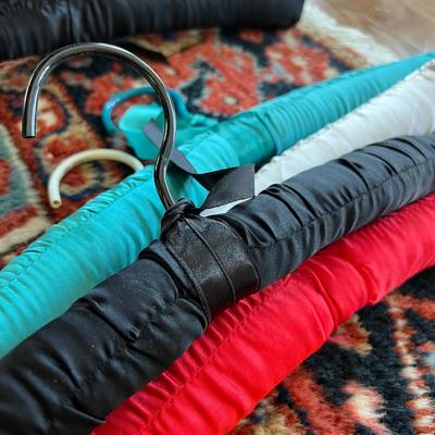 Lot of Padded Hangers - Linen, Satin