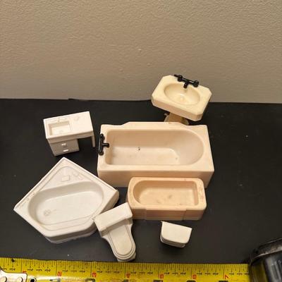 Vintage Doll House & Accessories