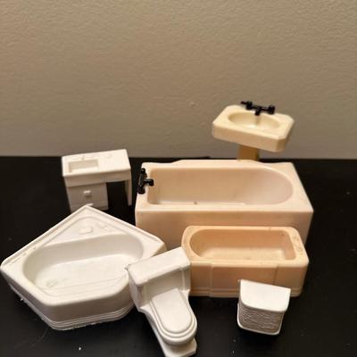 Vintage Doll House & Accessories