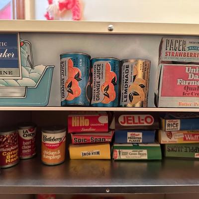 Wolverine metal refrigerator & hutch set