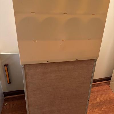 Wolverine metal refrigerator & hutch set