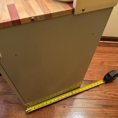 Wolverine metal refrigerator & hutch set