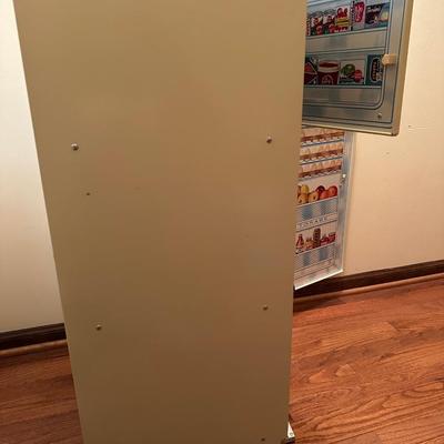 Wolverine metal refrigerator & hutch set