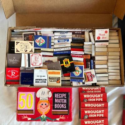 MANY EARLY BOOKS OF MATCHES