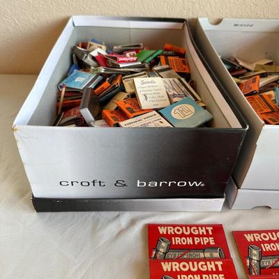 MANY EARLY BOOKS OF MATCHES