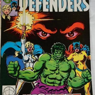 GROUPING OF FOUR MARVEL COMICS THE DEFENDERS 1980'S