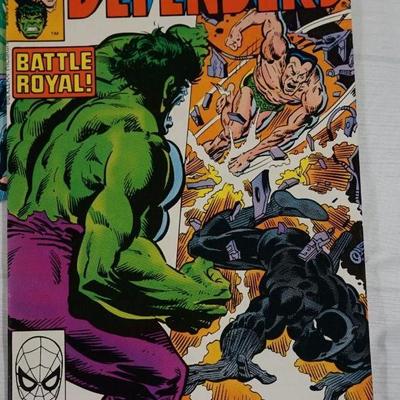 GROUPING OF FOUR MARVEL COMICS THE DEFENDERS 1980'S
