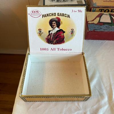 6 CIGAR BOXES