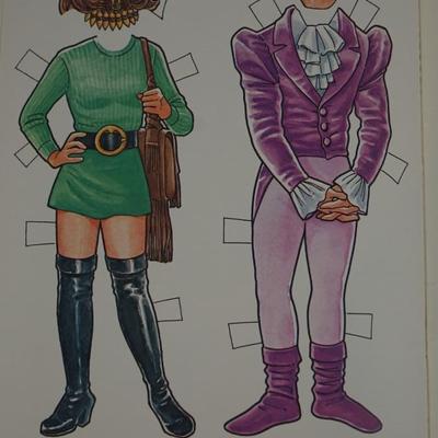 FIRST FAMILY PAPER DOLL AND CUT OUT BOOK -1980S