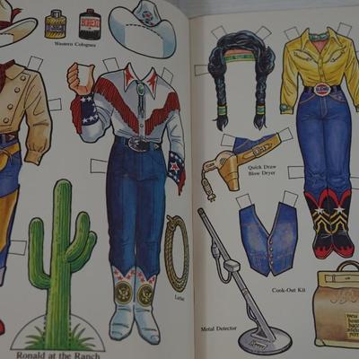 FIRST FAMILY PAPER DOLL AND CUT OUT BOOK -1980S