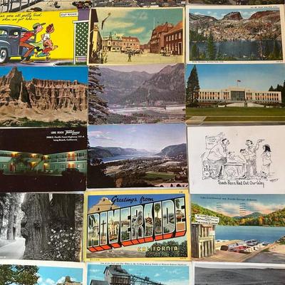 A COLLECTION OF POSTCARDS